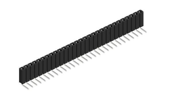 Fischer Elektronik Buchsenleiste (Standard) Anzahl Reihen: 1 10026555 10St.