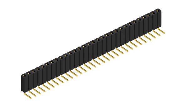 Fischer Elektronik Buchsenleiste (Standard) Anzahl Reihen: 1 10026556 10St.