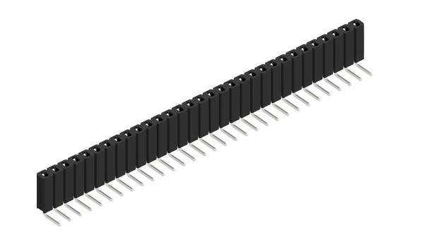 Fischer Elektronik Buchsenleiste (Standard) Anzahl Reihen: 1 10026558 10St.