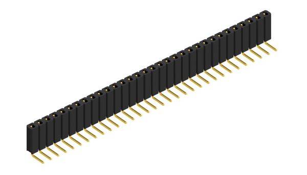 Fischer Elektronik Buchsenleiste (Standard) Anzahl Reihen: 1 10026559 10St.