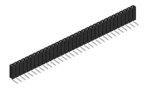 Fischer Elektronik Buchsenleiste (Standard) Anzahl Reihen: 1 10026561 10St.