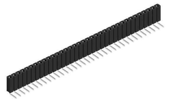 Fischer Elektronik Buchsenleiste (Standard) Anzahl Reihen: 1 10026564 10St.