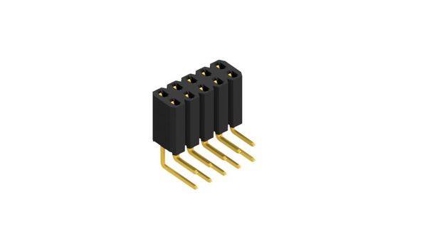 Fischer Elektronik Buchsenleiste (Standard) Anzahl Reihen: 2 10026576 10St.