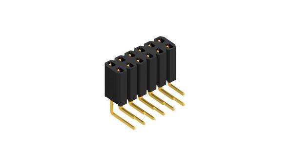 Fischer Elektronik Buchsenleiste (Standard) Anzahl Reihen: 2 10026578 10St.