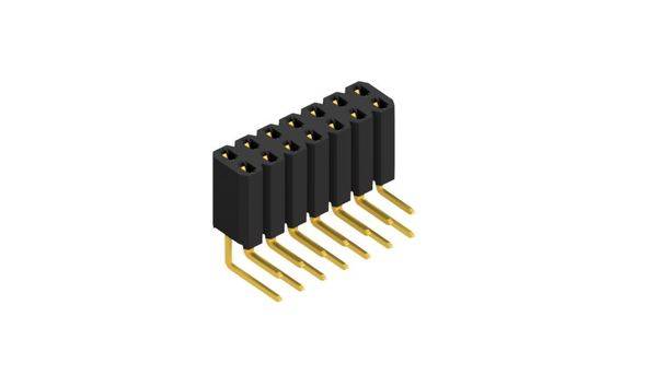 Fischer Elektronik Buchsenleiste (Standard) Anzahl Reihen: 2 10026580 10St.