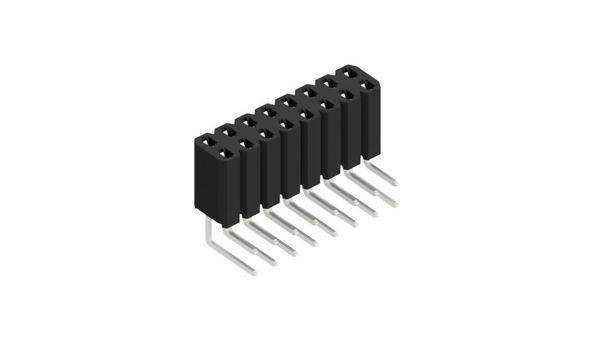 Fischer Elektronik Buchsenleiste (Standard) Anzahl Reihen: 2 10026583 10St.
