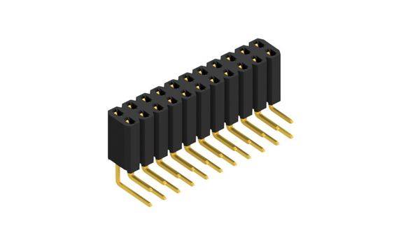Fischer Elektronik Buchsenleiste (Standard) Anzahl Reihen: 2 10026588 10St.