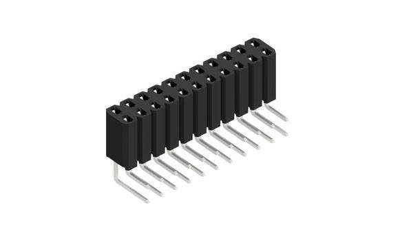 Fischer Elektronik Buchsenleiste (Standard) Anzahl Reihen: 2 10026589 10St.