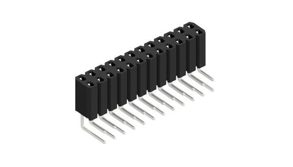 Fischer Elektronik Buchsenleiste (Standard) Anzahl Reihen: 2 10026591 10St.