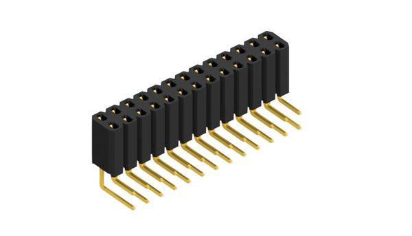 Fischer Elektronik Buchsenleiste (Standard) Anzahl Reihen: 2 10026592 10St.