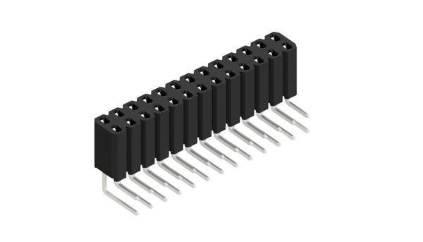 Fischer Elektronik Buchsenleiste (Standard) Anzahl Reihen: 2 10026593 10St.
