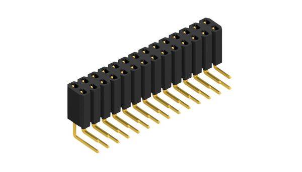 Fischer Elektronik Buchsenleiste (Standard) Anzahl Reihen: 2 10026594 10St.