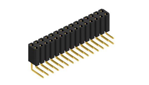 Fischer Elektronik Buchsenleiste (Standard) Anzahl Reihen: 2 10026596 10St.