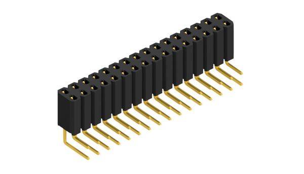 Fischer Elektronik Buchsenleiste (Standard) Anzahl Reihen: 2 10026598 10St.
