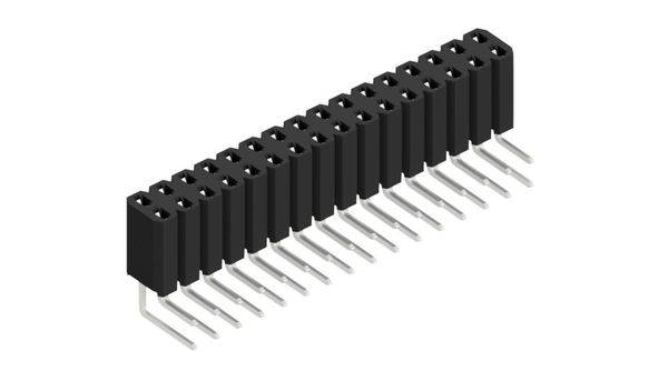 Fischer Elektronik Buchsenleiste (Standard) Anzahl Reihen: 2 10026599 10St.