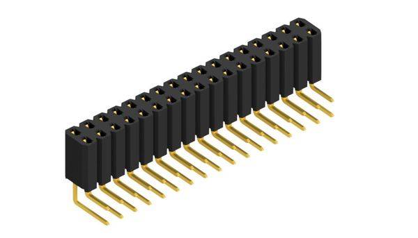 Fischer Elektronik Buchsenleiste (Standard) Anzahl Reihen: 2 10026600 10St.