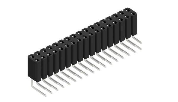 Fischer Elektronik Buchsenleiste (Standard) Anzahl Reihen: 2 10026601 10St.
