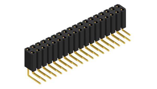 Fischer Elektronik Buchsenleiste (Standard) Anzahl Reihen: 2 10026602 10St.