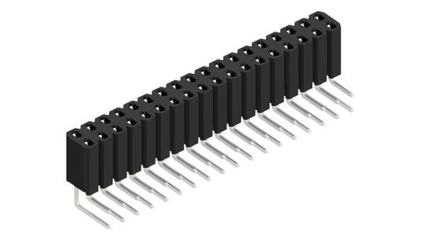 Fischer Elektronik Buchsenleiste (Standard) Anzahl Reihen: 2 10026603 10St.