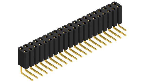Fischer Elektronik Buchsenleiste (Standard) Anzahl Reihen: 2 10026606 10St.