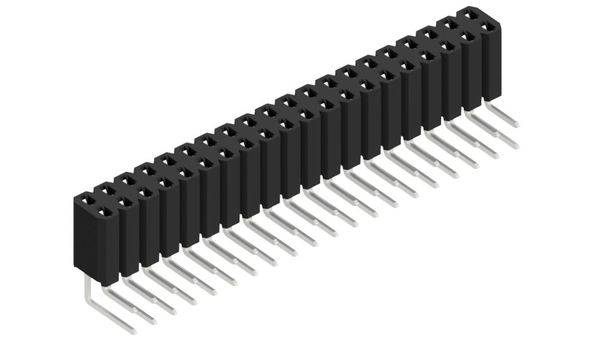 Fischer Elektronik Buchsenleiste (Standard) Anzahl Reihen: 2 10026607 10St.