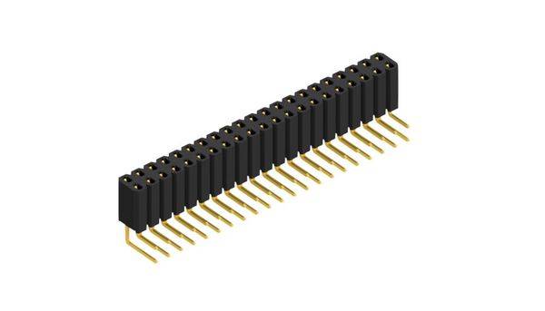 Fischer Elektronik Buchsenleiste (Standard) Anzahl Reihen: 2 10026608 10St.