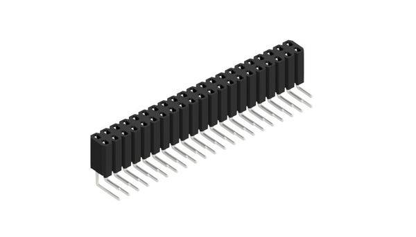Fischer Elektronik Buchsenleiste (Standard) Anzahl Reihen: 2 10026609 10St.