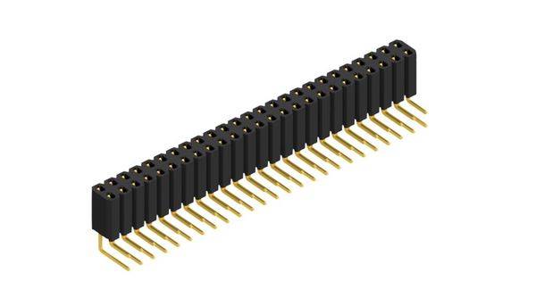 Fischer Elektronik Buchsenleiste (Standard) Anzahl Reihen: 2 10026616 10St.