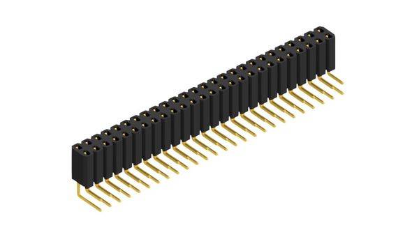 Fischer Elektronik Buchsenleiste (Standard) Anzahl Reihen: 2 10026618 10St.