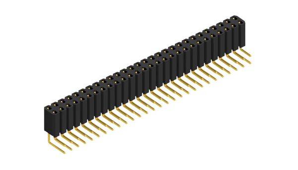 Fischer Elektronik Buchsenleiste (Standard) Anzahl Reihen: 2 10026622 10St.