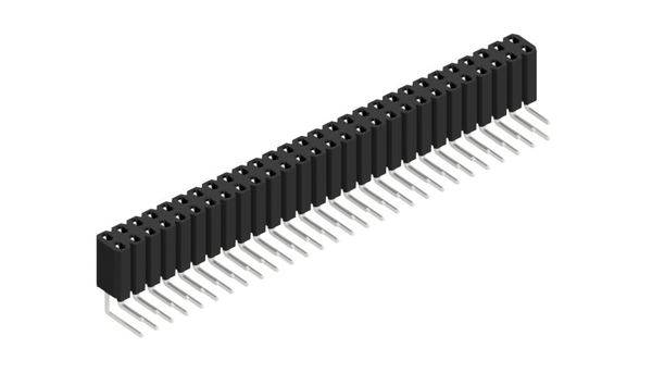 Fischer Elektronik Buchsenleiste (Standard) Anzahl Reihen: 2 10026623 10St.