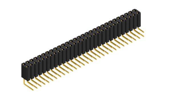 Fischer Elektronik Buchsenleiste (Standard) Anzahl Reihen: 2 10026624 10St.
