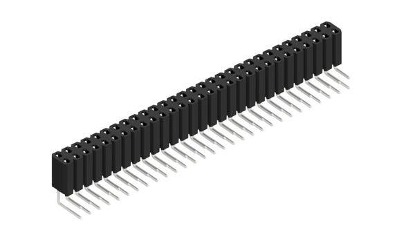 Fischer Elektronik Buchsenleiste (Standard) Anzahl Reihen: 2 10026625 10St.