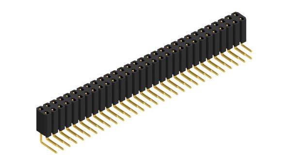 Fischer Elektronik Buchsenleiste (Standard) Anzahl Reihen: 2 10026626 10St.