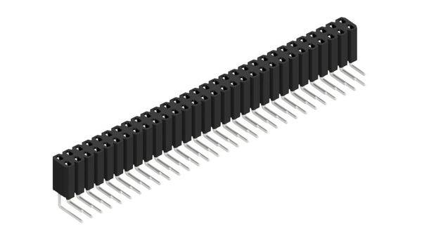 Fischer Elektronik Buchsenleiste (Standard) Anzahl Reihen: 2 10026627 10St.