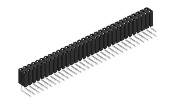 Fischer Elektronik Buchsenleiste (Standard) Anzahl Reihen: 2 10026629 10St.