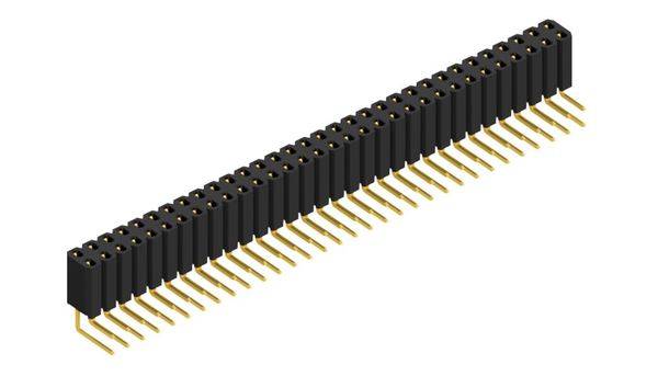 Fischer Elektronik Buchsenleiste (Standard) Anzahl Reihen: 2 10026630 10St.