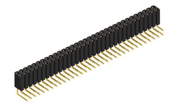 Fischer Elektronik Buchsenleiste (Standard) Anzahl Reihen: 2 10026632 10St.