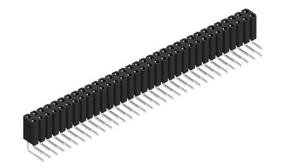 Fischer Elektronik Buchsenleiste (Standard) Anzahl Reihen: 2 10026633 10St.