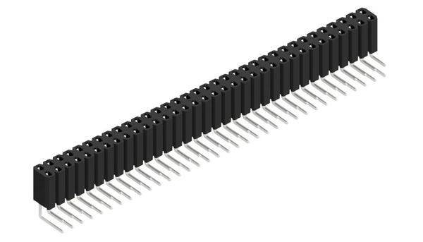 Fischer Elektronik Buchsenleiste (Standard) Anzahl Reihen: 2 10026635 10St.