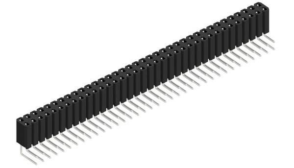 Fischer Elektronik Buchsenleiste (Standard) Anzahl Reihen: 2 10026639 10St.