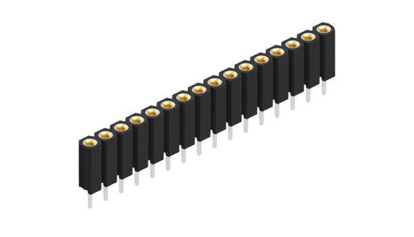 Fischer Elektronik Buchsenleiste (Präzision) Anzahl Reihen: 1 10026701 10St.