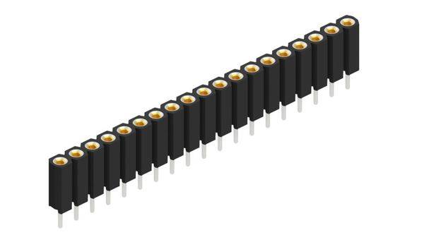 Fischer Elektronik Buchsenleiste (Präzision) Anzahl Reihen: 1 10026704 10St.