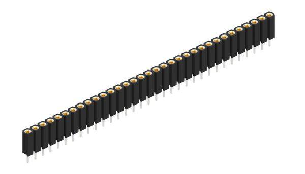 Fischer Elektronik Buchsenleiste (Präzision) Anzahl Reihen: 1 10026718 10St.