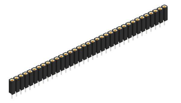 Fischer Elektronik Buchsenleiste (Präzision) Anzahl Reihen: 1 10026684 10St.