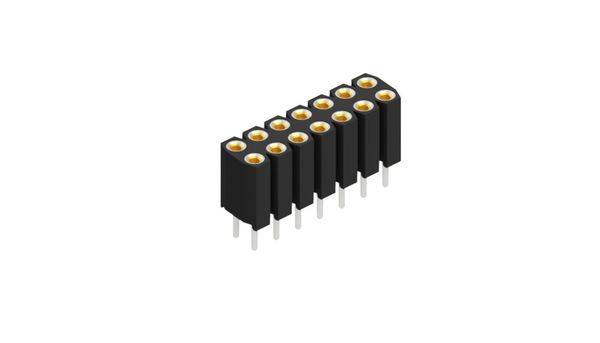 Fischer Elektronik Buchsenleiste (Präzision) Anzahl Reihen: 2 10026770 10St.