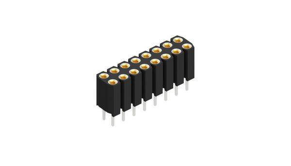 Fischer Elektronik Buchsenleiste (Präzision) Anzahl Reihen: 2 10026771 10St.