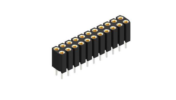 Fischer Elektronik Buchsenleiste (Präzision) Anzahl Reihen: 2 10026774 10St.