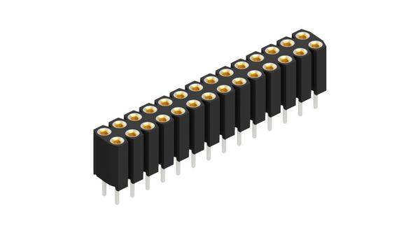 Fischer Elektronik Buchsenleiste (Präzision) Anzahl Reihen: 2 10026777 10St.