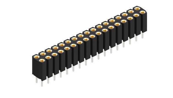 Fischer Elektronik Buchsenleiste (Präzision) Anzahl Reihen: 2 10026780 10St.